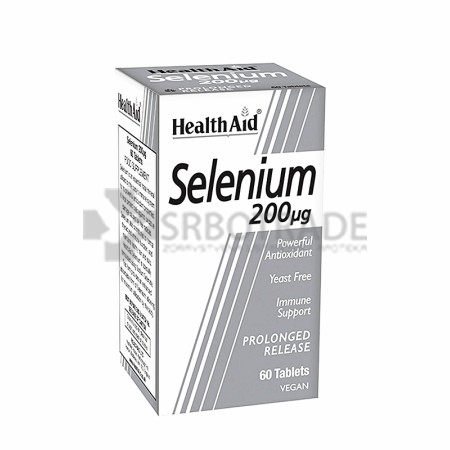 Health Aid Selen 200mcg 60 tableta