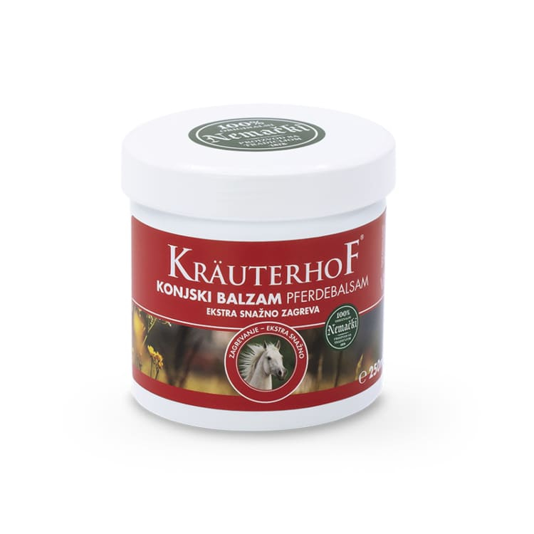 Kräuterhof Konjski balzam 250ml - topli