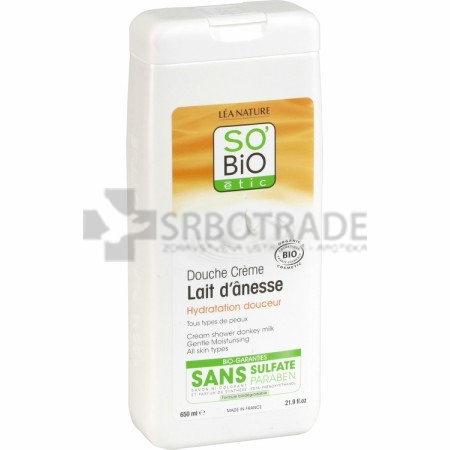 So-bio krema sa magarećim mlekom za tuširanje