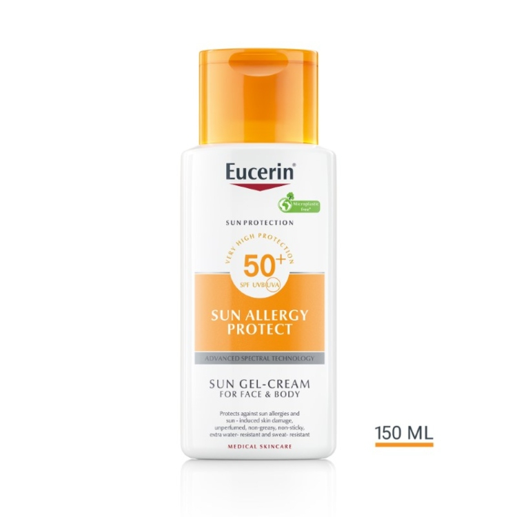 Eucerin Sun Gel-krem za zaštitu od sunca i od alergija SPF50+ 150ml