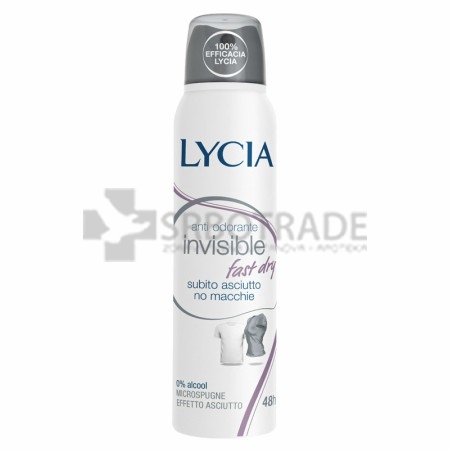 Lycia Invisible Fast Dry dezodorans 150ml