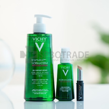 Vichy Normaderm Rutina krema 50ml + gel 400ml + poklon Dermablend SOS Cover stik + besplatna poštarina