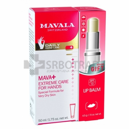 Mavala set Mava+ krema za ruke i balzam za usne