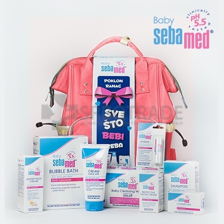 Sebamed Baby roze torba