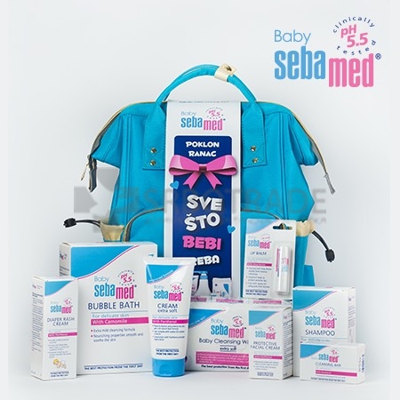 Sebamed Baby plava torba