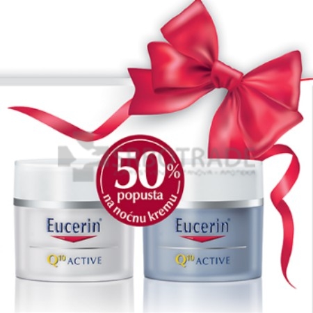 Eucerin Q10 set - dnevna krema za suvu kožu + noćna krema
