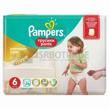 Pampers Premium Pants 6 Extra Large 36 komada