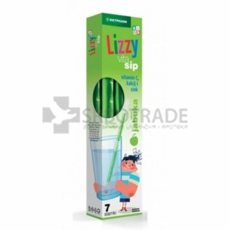 Dietpharm Lizzy Vita Sip C+Ca+Zn 7 slamčica