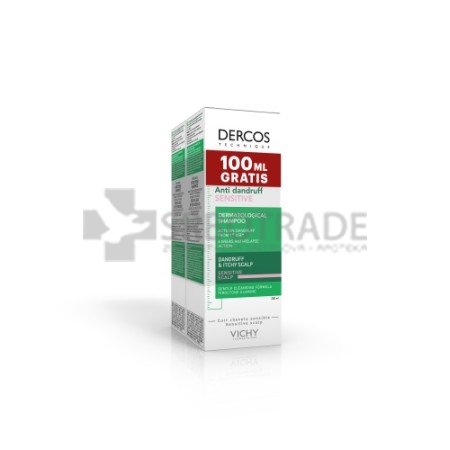 Vichy Promo šampon protiv peruti za osetljivo vlasište 2x200ml
