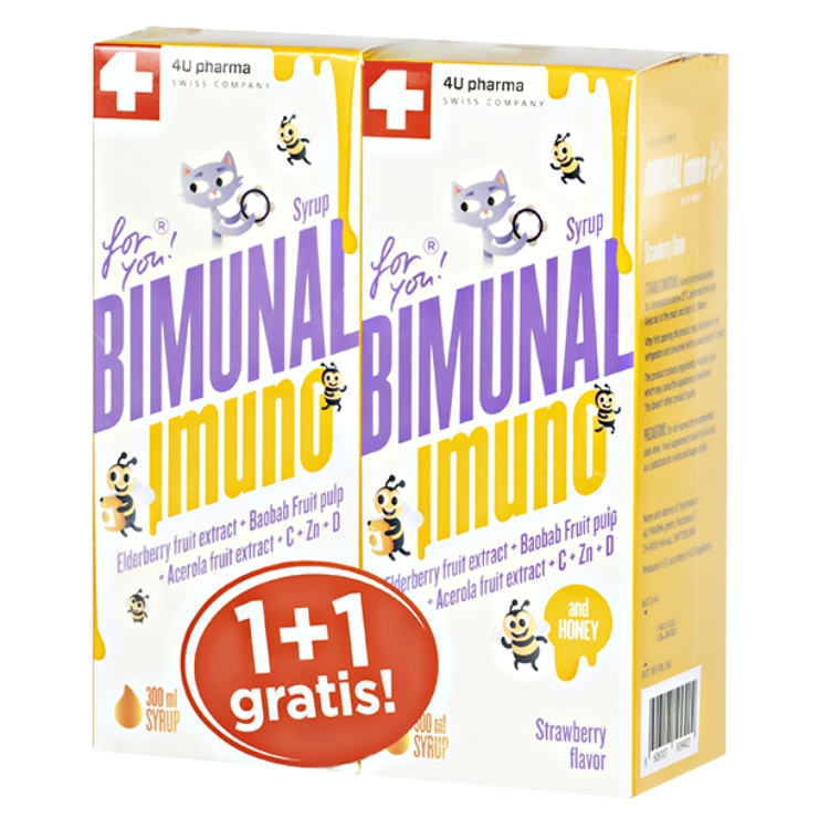 Bimunal Imuno sirup 300ml 1+1 gratis