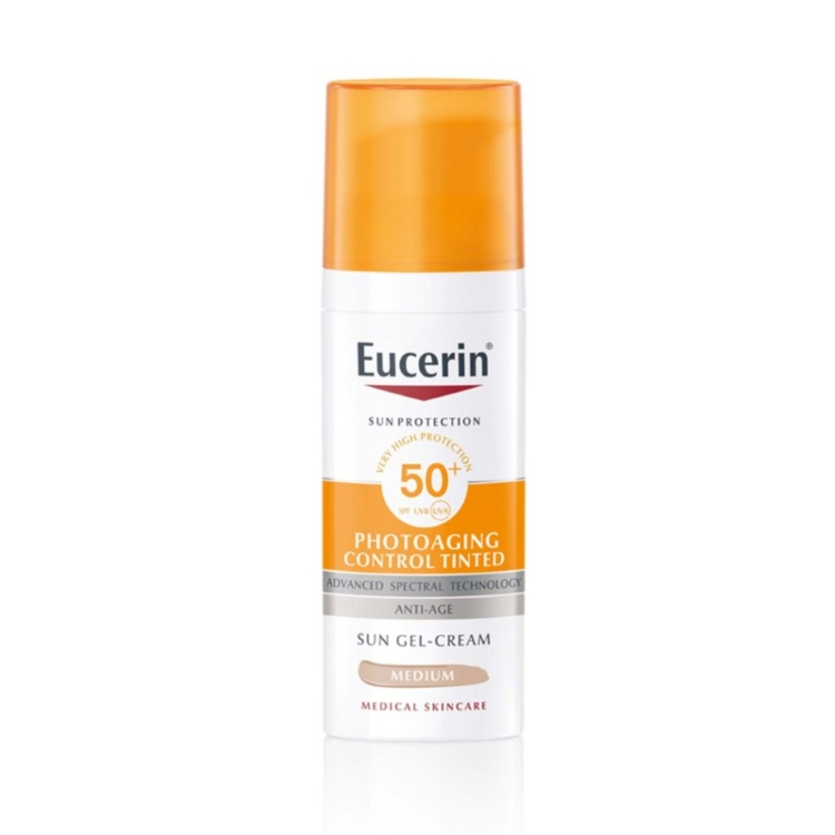 Eucerin Sun Anti-age tonirana krema za zaštiru od sunca SPF50+ tamna 50ml