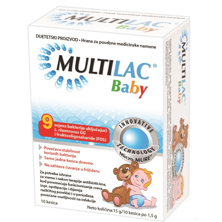 Multilac Baby sinbiotic 10 kesica