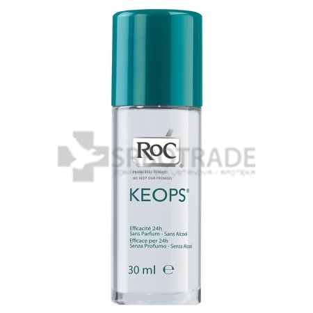 RoC Keops Roll-on dezodorans / efikasan 24 h / bez parfema / bez alkohola