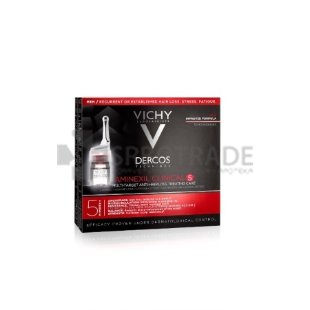 Vichy Dercos Aminexil ampule protiv opadanja kose za muškarce 12 komada