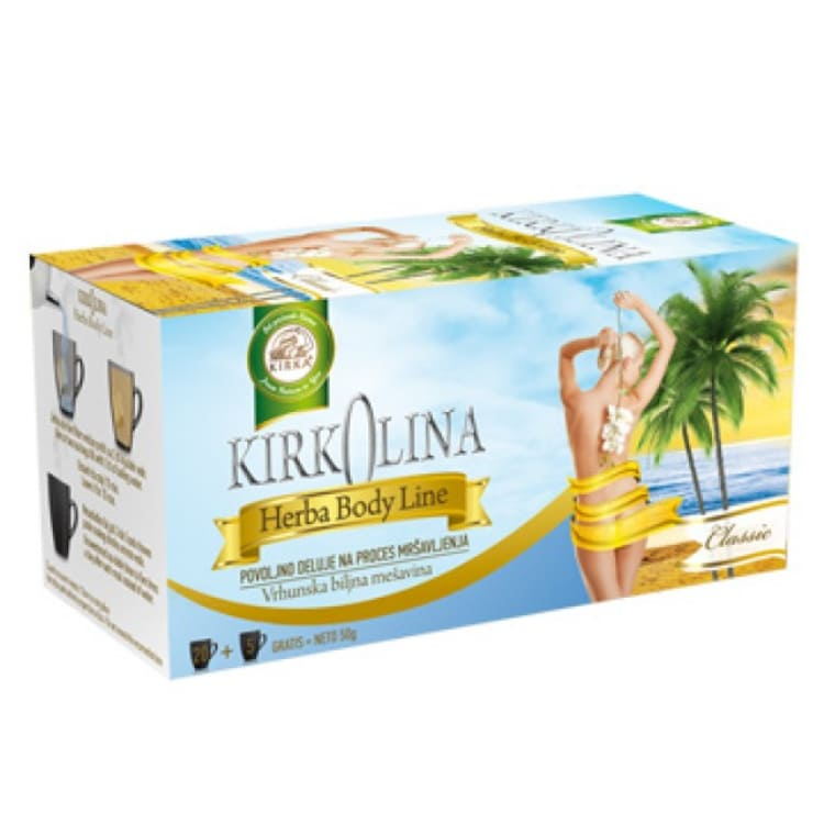 Kirkolina Classic čaj za mršavljenje - filter kesice