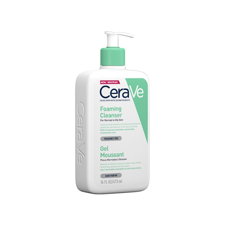 CeraVe Penušavi gel za čišćenje za normalnu do masnu kožu 473 ml