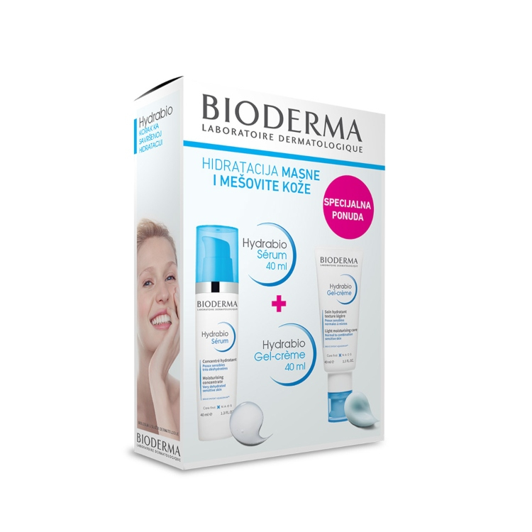 Bioderma Hydrabio set - serum 40ml + gel-krema 40ml