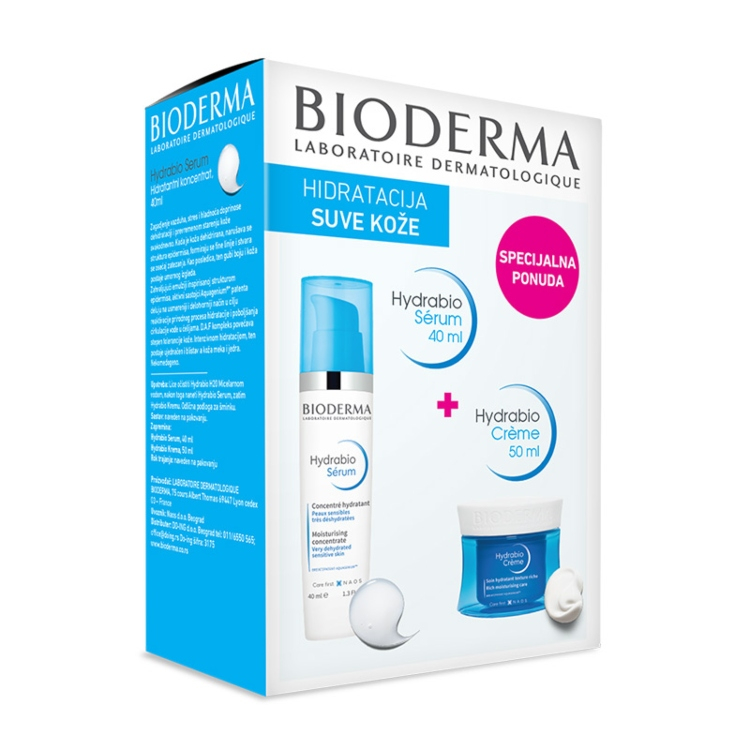 Bioderma Hydrabio set - serum 40ml + krema 50ml