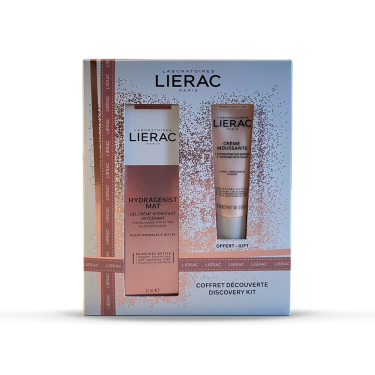 Lierac set - Hydragenist gel-krema 30ml + penasta krema 30ml