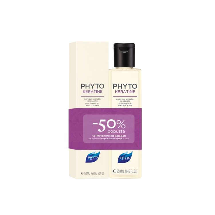 PhytoKeratine šampon 250ml + PhytoKeratin sprej 150ml