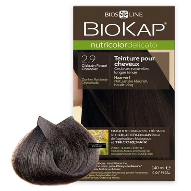 BioKap nutricolor Delicato farba za kosu 2.9 tamno kestenjasta