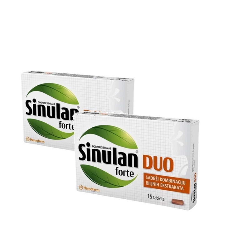 Sinulan Duo Forte duopak 2x15 kapsula