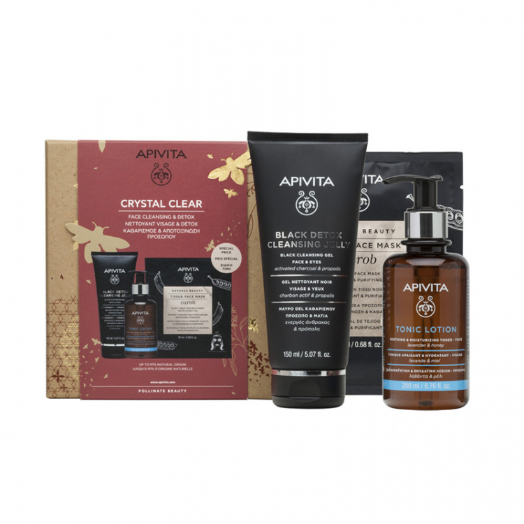 Apivita set Crystal Clear Face Cleansing & Detox