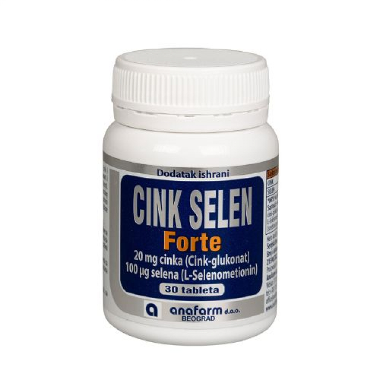 Cink Selen Forte 30 Tableta