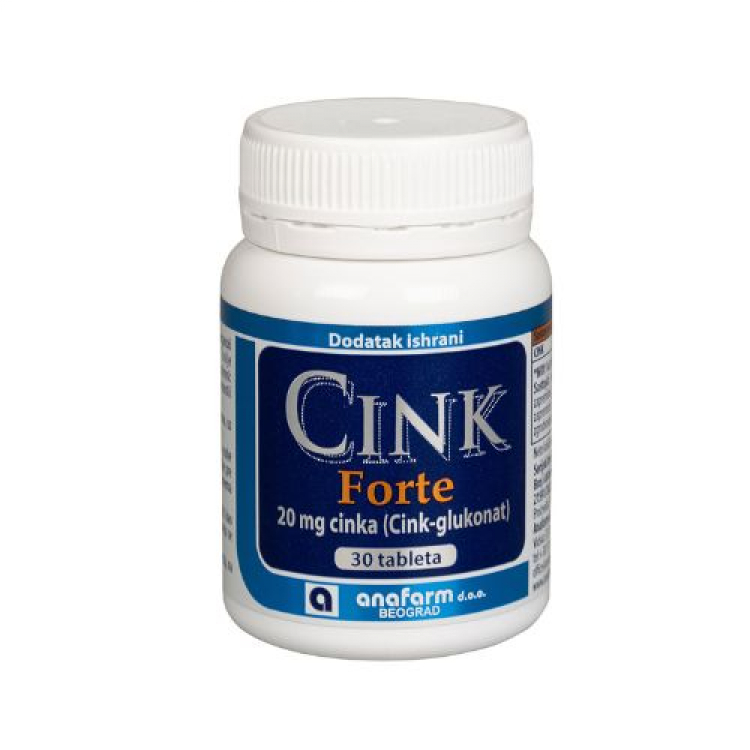 Cink Forte Anafarm 30 Tableta